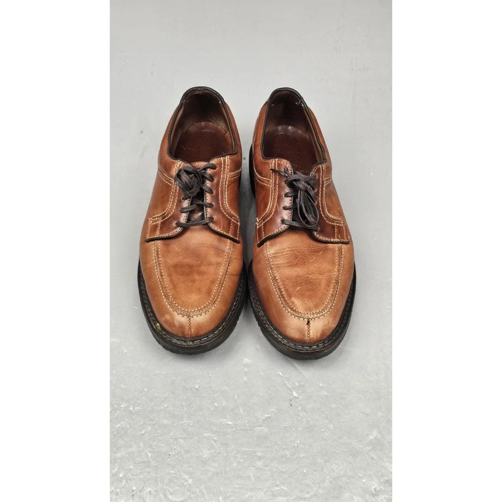 Allen Edmonds Wilbert Dress Shoes Mens Size 10.5 D Brown Leather Casual Made USA